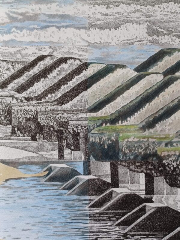 'Sea Defences' 55×68cm