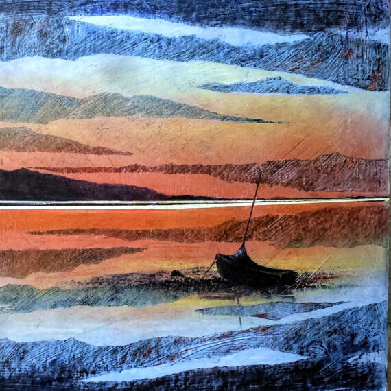 SUNSET ON THE DEE 14X10