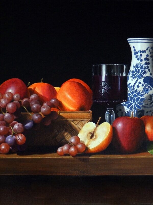 Apples, Grapes and Wine 50cm x 45cm