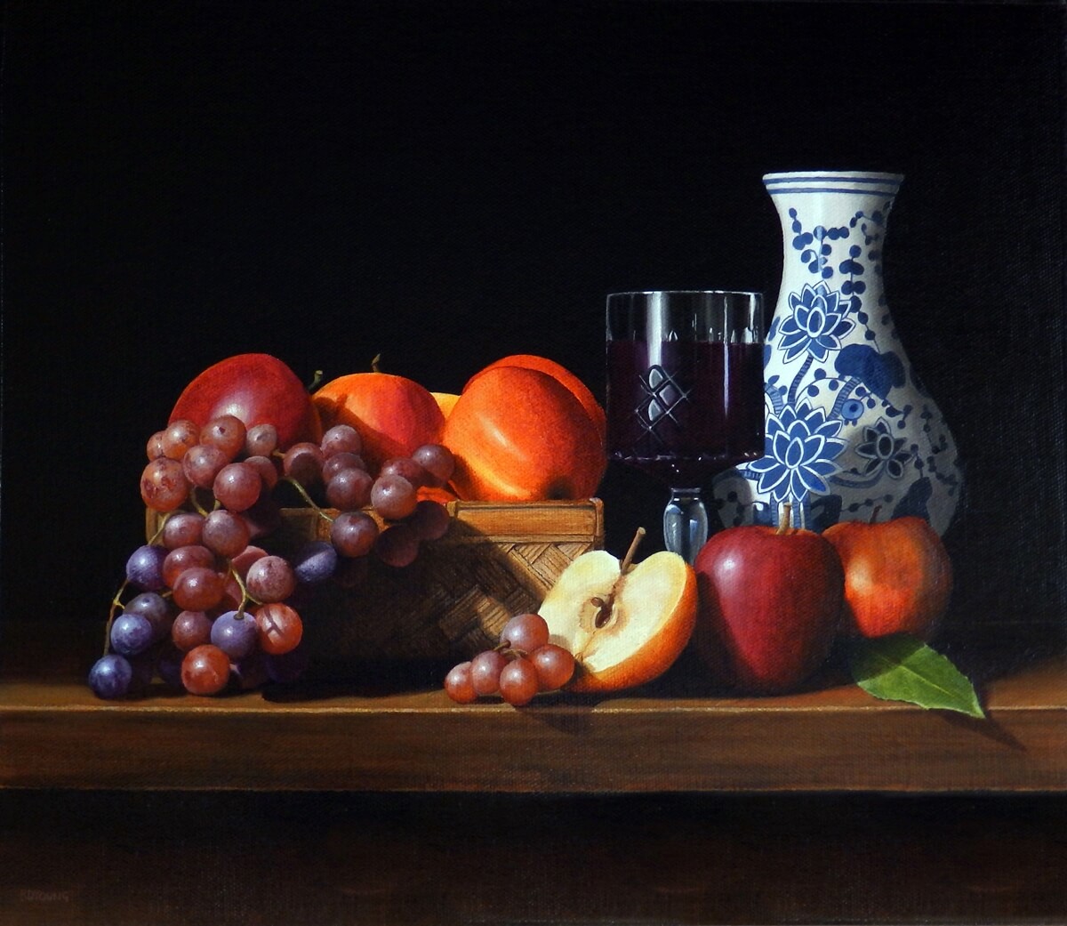 Apples, Grapes and Wine 50cm x 45cm