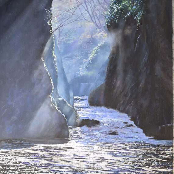 Quiet Moment at Fairy Glen 59 x 43 cm