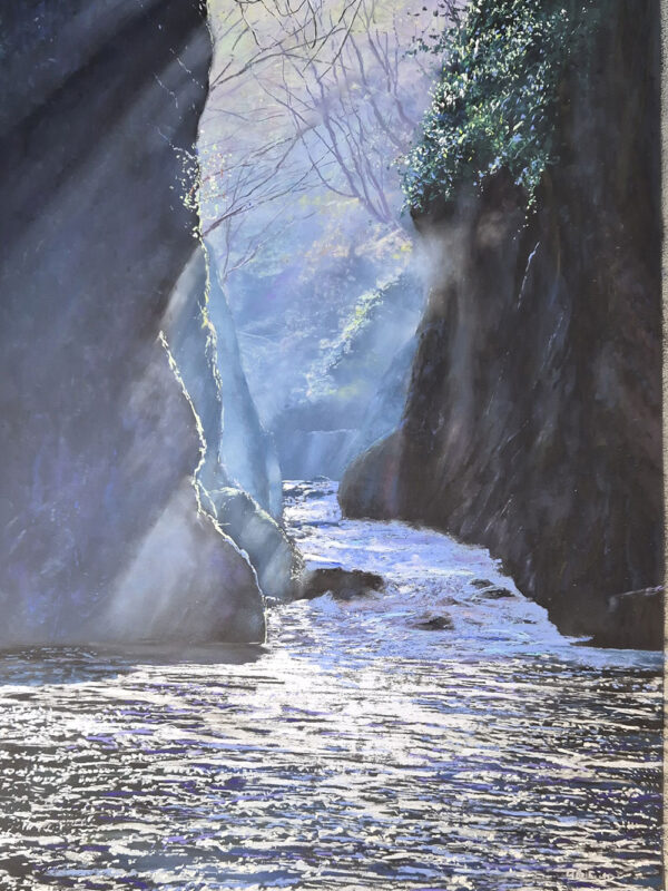 Quiet Moment at Fairy Glen 59 x 43 cm