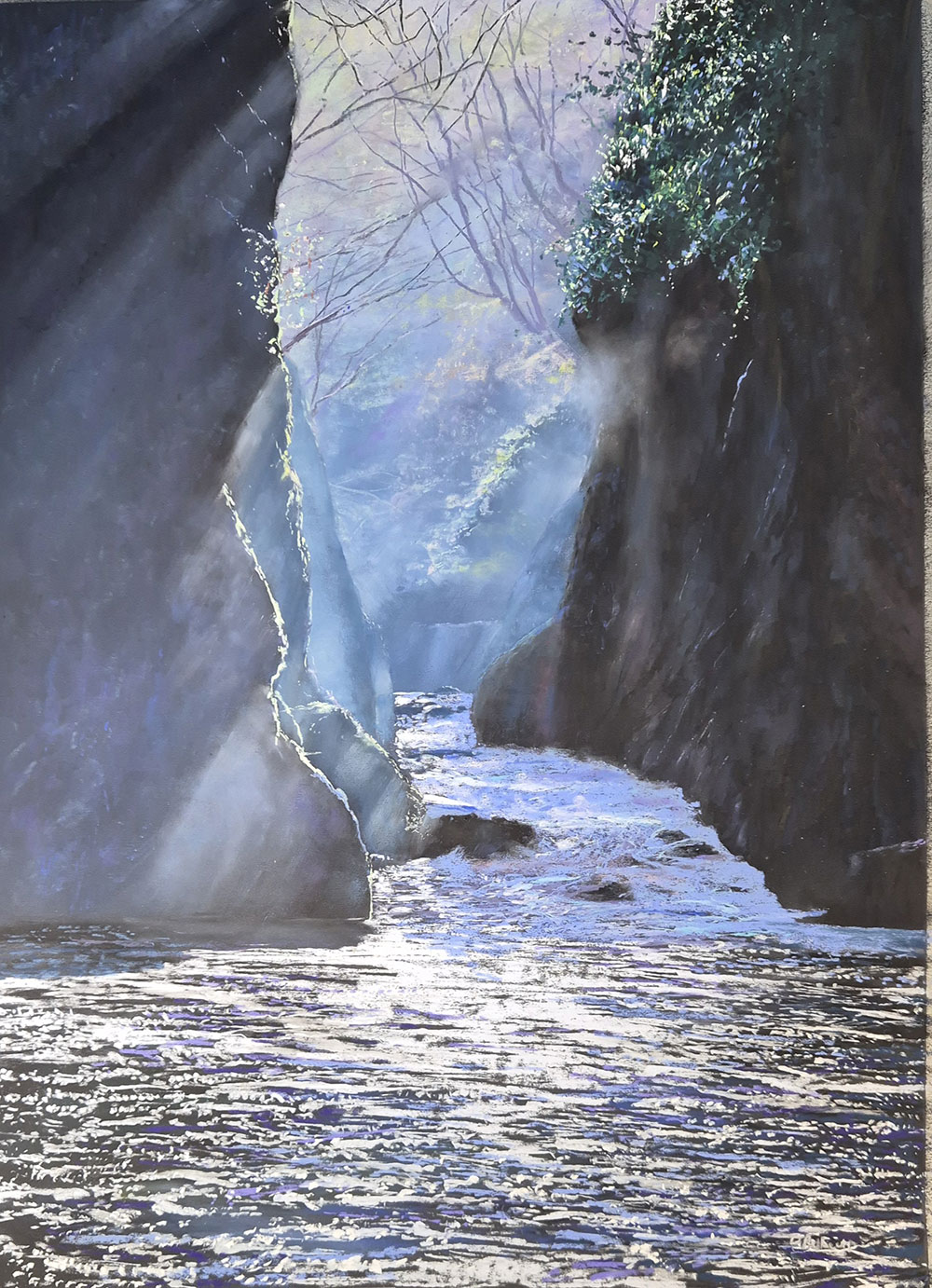 Quiet Moment at Fairy Glen 59 x 43 cm