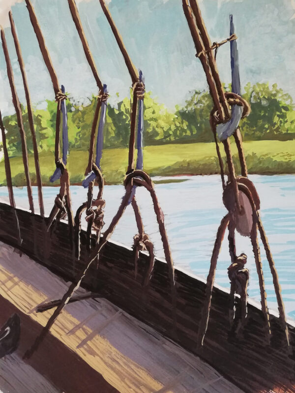 All Shipshape And Ready For Sea 33x43cm
